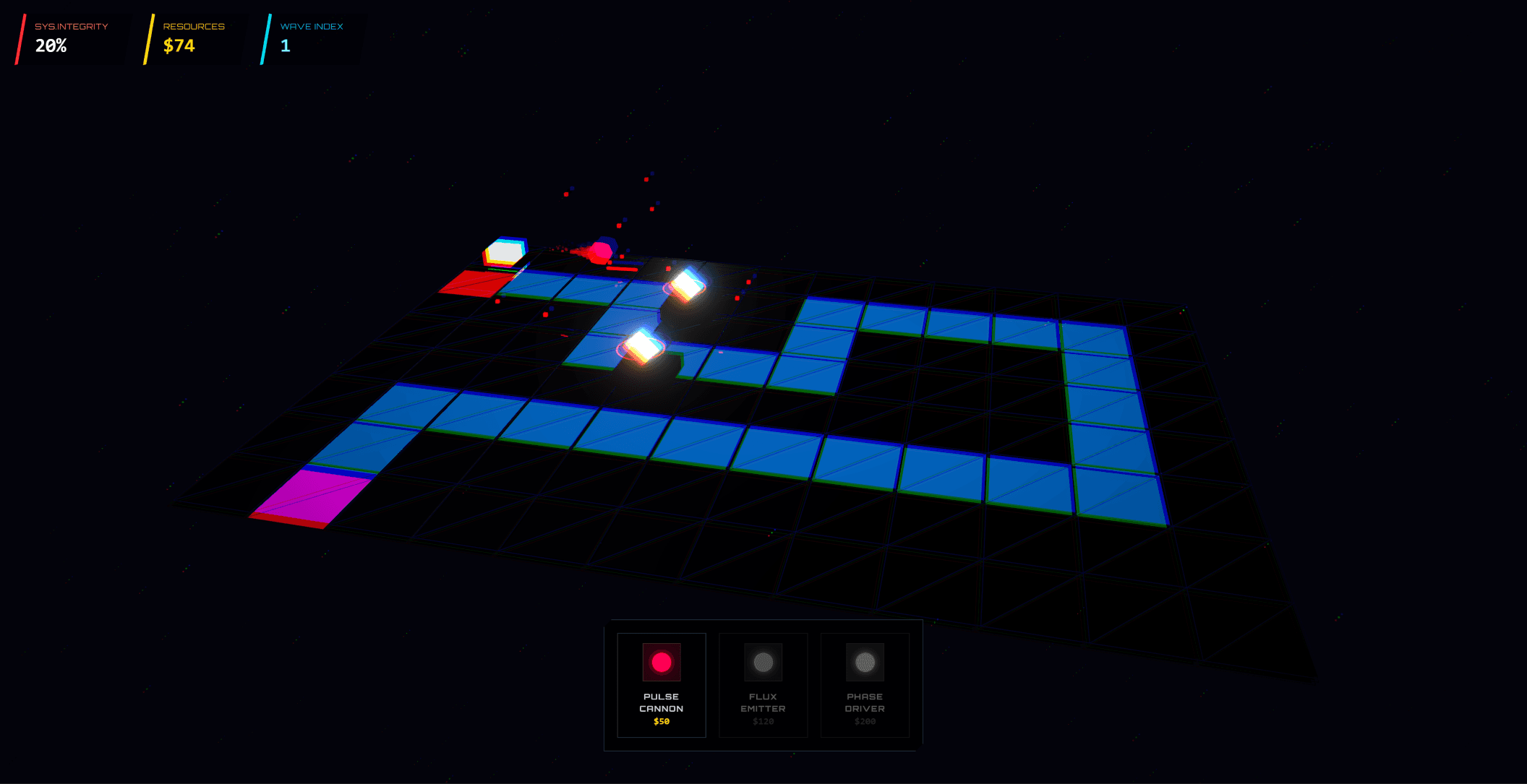 Neon Defense 3D
