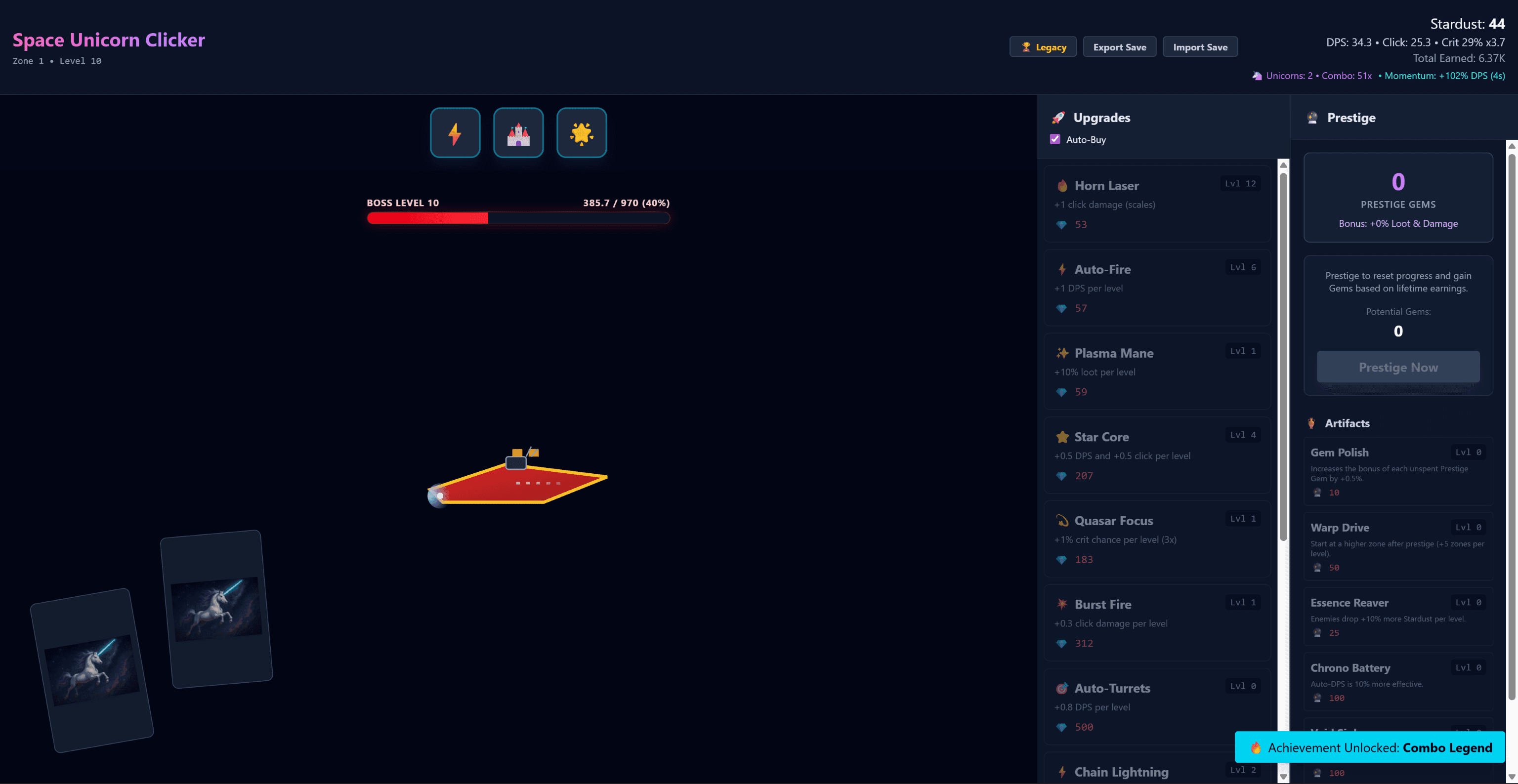 space-unicorn-clicker