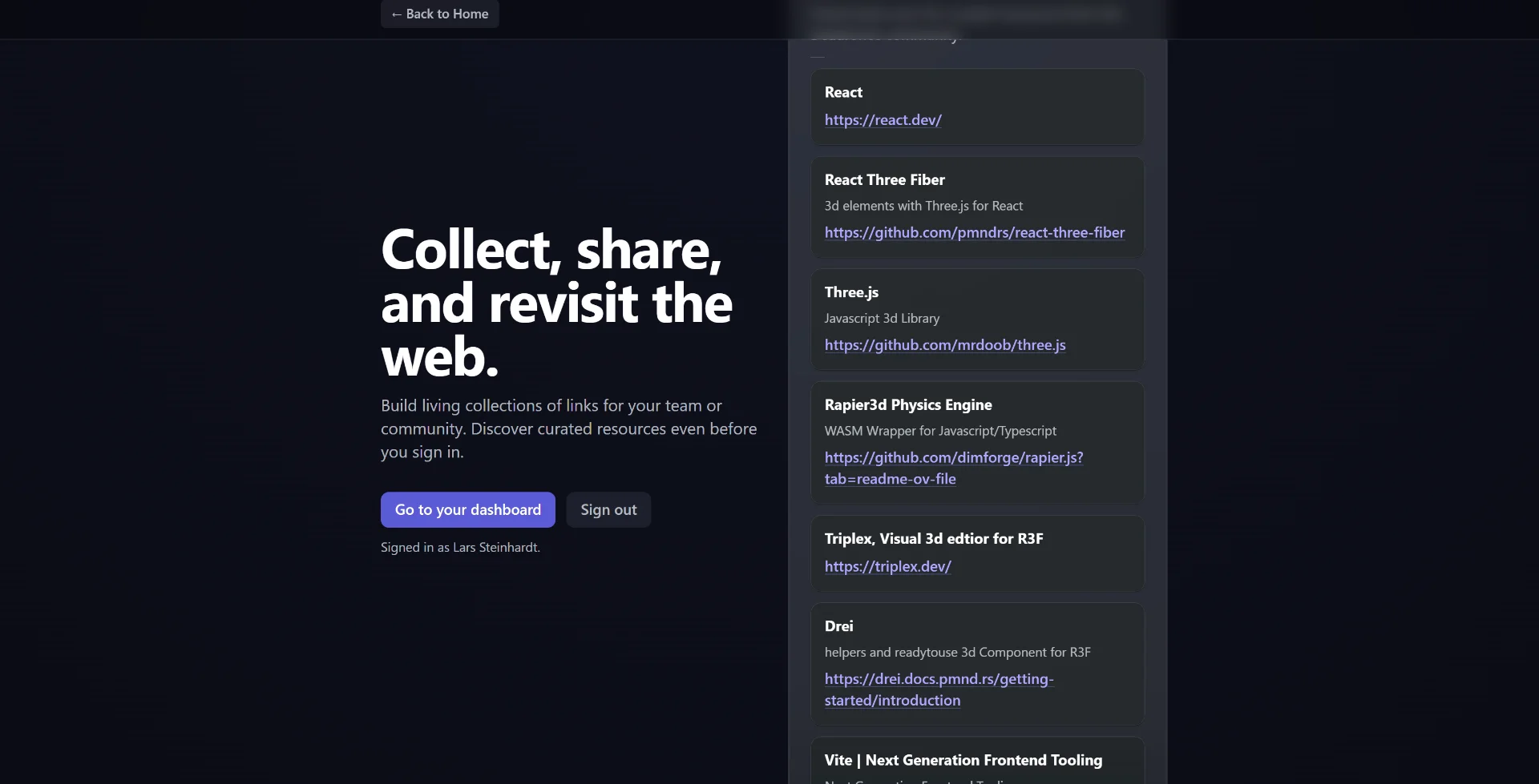 The URL List