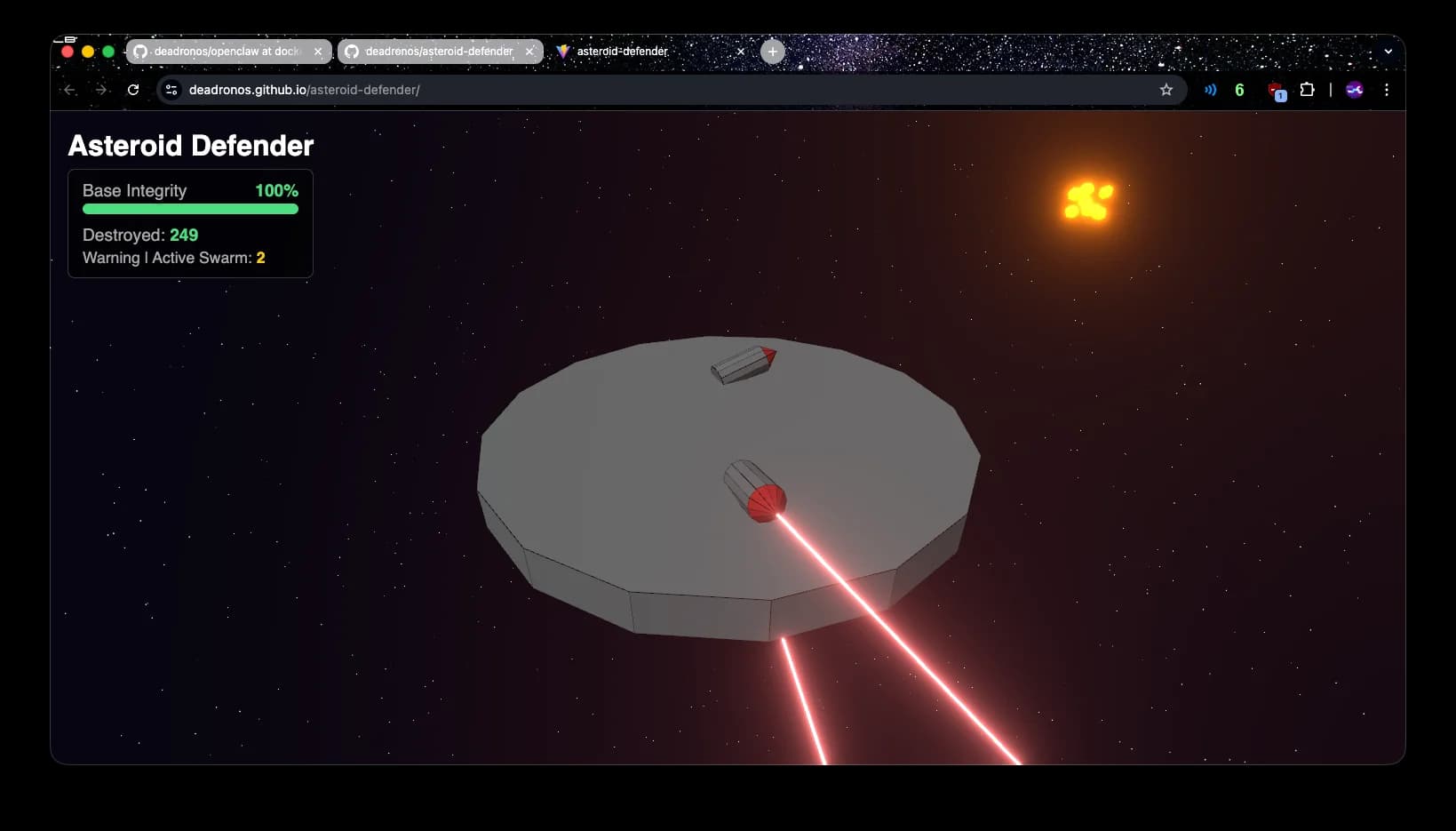 Asteroid Defender