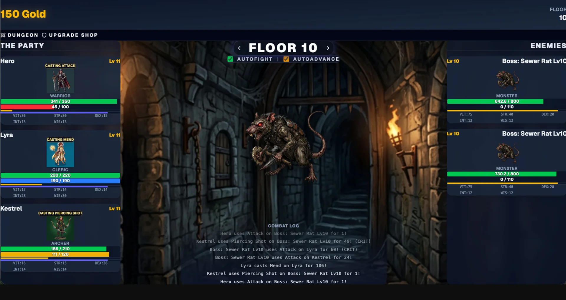 Idle Dungeon Crawler
